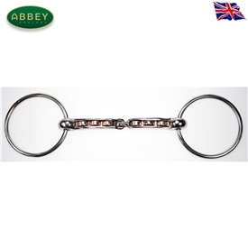 Abbey Riding Bitz Loose Ring Magennis Copper Snaffle